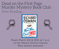 Dead on the First Page Murder Mystery Book Club