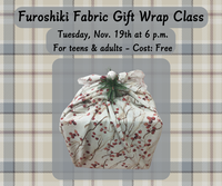 Furoshiki Fabric Gift Wrap Class